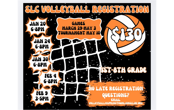 Volleyball Registration