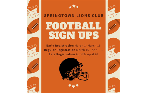 FOOTBALL SIGN UP